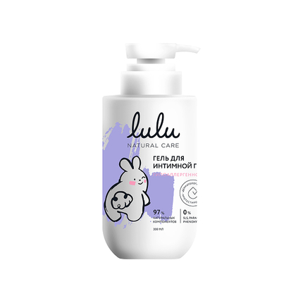 LULU Гель для интимной гигиены, 300 мл., 3+