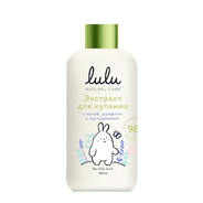 LULU Экстракт для купания малышей с маслами мяты, шалфея и экстрактом пустырника 300 мл.