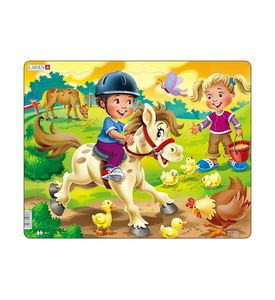 LARSEN BM8 Дети на ферме. Пони