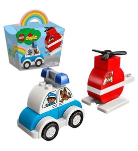 LEGO DUPLO 10957 "Пожарный вертолет и полицейский автомобиль"