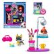 Littlest Pet Shop - 00637_LPS Набор "Дискотека": три фигурки мини-животных с аксессуарами