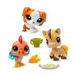Littlest Pet Shop - 00635_LPS Набор "Три друга": три фигурки мини-животных с аксессуарами