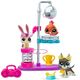 Littlest Pet Shop - 00637_LPS Набор "Дискотека": три фигурки мини-животных с аксессуарами