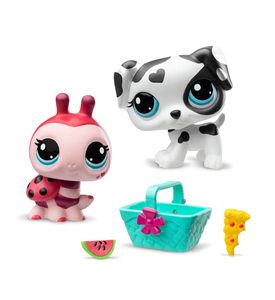 Littlest Pet Shop - Набор "Пара друзей": две фигурки мини-животных с аксессуарами