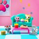 Littlest Pet Shop - 00636_LPS Набор "Обед с друзьями": три фигурки мини-животных с аксессуарами