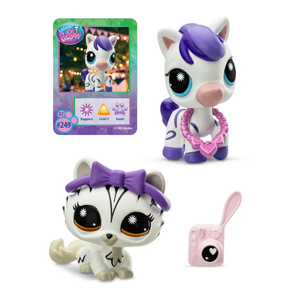 Littlest Pet Shop Игровой набор "Пара друзей" Модные полосочки