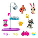 Littlest Pet Shop - 00637_LPS Набор "Дискотека": три фигурки мини-животных с аксессуарами