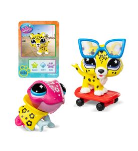 Littlest Pet Shop   Игровой набор  "Пара друзей" Ящерица и Леопард 01042_LPS