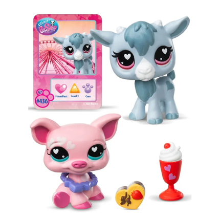 Littlest Pet Shop Игровой набор  "Праздники" День Святого Валентина, Свинка и Козлик 01061_LPS