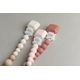 LOLLIPOP Pacifier Clip - Pink Mint