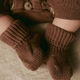 Loomknits Пинетки детские Шоколад Loomknits Пинетки детские Шоколад