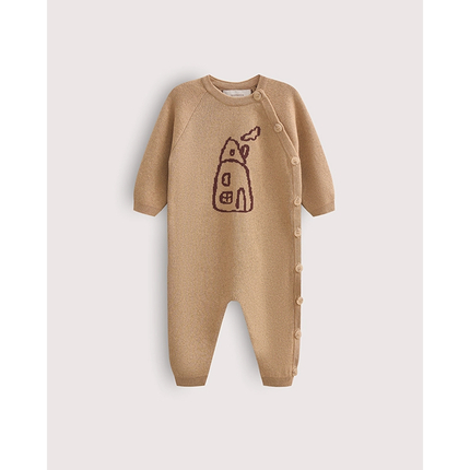 Loomknits Комбинезон детский Бежевый  LW5287-002