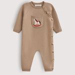 Loomknits Комбинезон детский LW5428-090 Кофейный лошадка