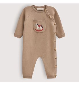 Loomknits Комбинезон детский LW5428-090 Кофейный лошадка