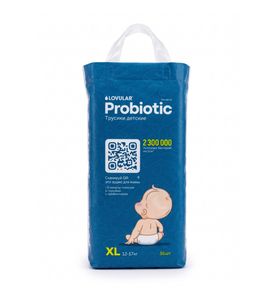 трусики-подгузники LOVULAR PROBIOTIC XL 12-17 кг, 36шт/уп