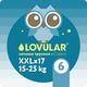 LOVULAR Трусики-подгузники ночные XXL 15-25 кг, 17 шт/уп