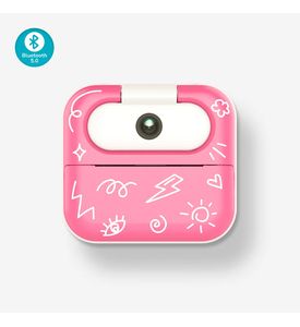 LUMICUBE Фотоаппарат моментальной печати LUMICAM DK05 PRINTY (PINK)