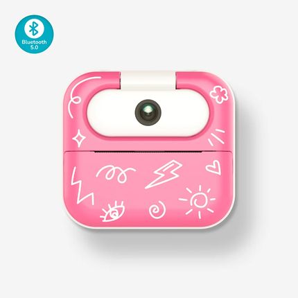LUMICUBE Фотоаппарат моментальной печати LUMICAM DK05 PRINTY (PINK)