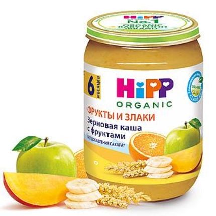 Hipp Каша зерновая с фруктами (190гр)