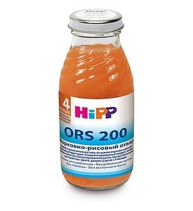 Hipp ORS 200 Морковно-рисовый отвар, 200мл