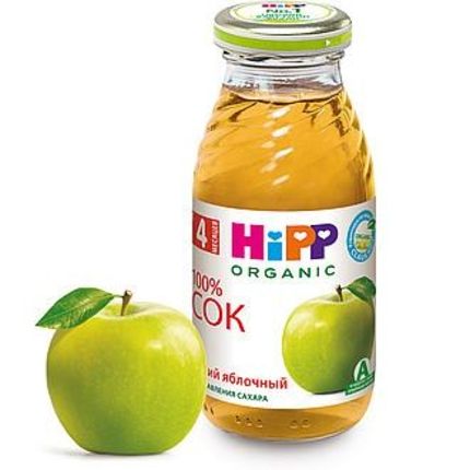Hipp Мягкий яблочный сок (200мл)