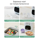 Momcozy Автоматическая мойка и стерилизатор детских бутылочек BS03, KleanPal Pro, белый. 69843