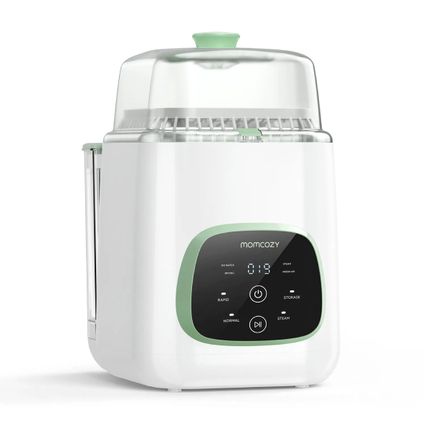 Momcozy Автоматическая мойка и стерилизатор детских бутылочек BS03, KleanPal Pro, белый. 69843