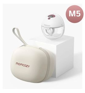 Momcozy M5 Беспроводной портативный электрический молокоотсос  уютный красный, 1 шт.