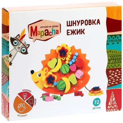 Mapacha Шнуровка "Ежик" 72 детали