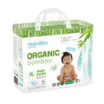 Подгузники-трусики MARABU Organic bamboo, размер XL (12+ кг), 36 шт