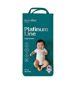 Подгузники MARABU, Platinum Line размер M (6-11 кг), 44 шт Подгузники MARABU, Platinum Line размер M (6-11 кг), 44 шт