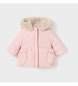 Mayoral куртка двусторонняя Цвет: Розовый/Бежевый 2407/90