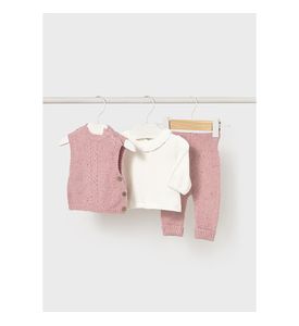 Mayoral 2709/15 Комплект 3ед. Блузка/кофта/штаны (розовый/белый) Mayoral 2709/15 Комплект 3ед. Блузка/кофта/штаны (розовый/белый)