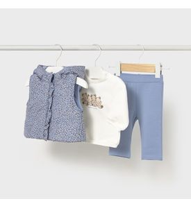 Mayoral 2632/82 Комплект 3ед. жилет, штаны, кофта (синий) Mayoral 2632/82 Комплект 3ед. жилет, штаны, кофта (синий)