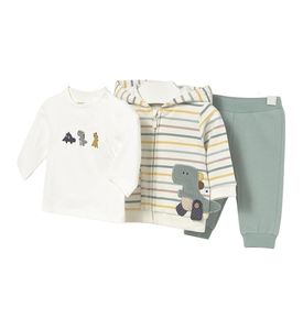 Mayoral 2623/69 Спортивный костюм 3ед. Дино (мятный в полоску) Mayoral 2623/69 Спортивный костюм 3ед. Дино (мятный в полоску)