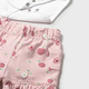 Mayoral  Комплект боди и шорты 2шт. бело-розовый 1640/48