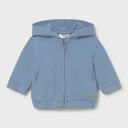 Mayoral Кофта с капюшоном на молнии, голубая 1488/19 Mayoral Кофта с капюшоном на молнии, голубая 1488/19
