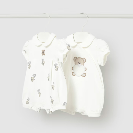 Mayoral  Комплект песочник 2шт. молочный/мишка 1704/88