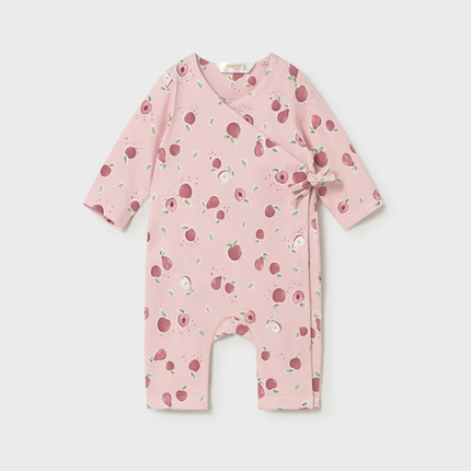 Mayoral Комбинезон с открытыми ножками, розовый/фрукты 1709/3