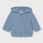 Mayoral  Кофта с капюшоном на молнии, голубая 1488/19 