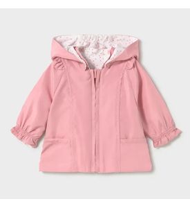 Mayoral  Куртка с капюшоном, розовая 1486/81