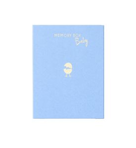 MEMORY BOX Малый подарочный бокс для новорожденного. Голубой MEMORY BOX Малый подарочный бокс для новорожденного. Голубой