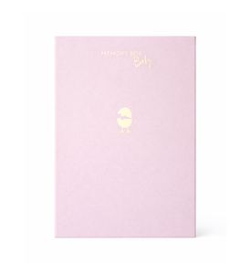 MEMORY BOX Большой подарочный бокс для новорожденного. Розовый MEMORY BOX Большой подарочный бокс для новорожденного. Розовый