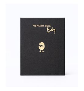 MEMORY BOX Малый подарочный бокс для новорожденного. Шоколадный MEMORY BOX Малый подарочный бокс для новорожденного. Шоколадный