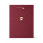 MEMORY BOX Большой подарочный бокс для новорожденного. Бордовый