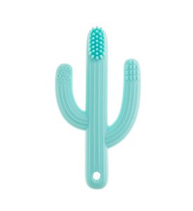 Miyoumi K4001/226 Силиконовый грызунок Кактус, с щеточкой Мята