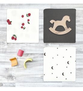 Сет из 3х пелёнок Mjolk Брусника/Графитовый серый/Ночное Небо (80см*80см) Сет из 3х пелёнок Mjolk Брусника/Графитовый серый/Ночное Небо (80см*80см)