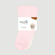 Носки детские с отворотом Mjolk Pink/Белый/Молочный, сет из 3х штук
