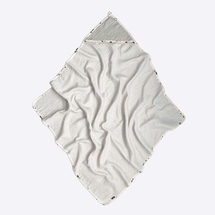 Комплект: Муслиновое полотенце с уголком и салфетка Mjolk Песочный