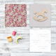 Сет из 3х пелёнок Mjolk Bloom/Hello Mommy/White Sand (80см*80см)